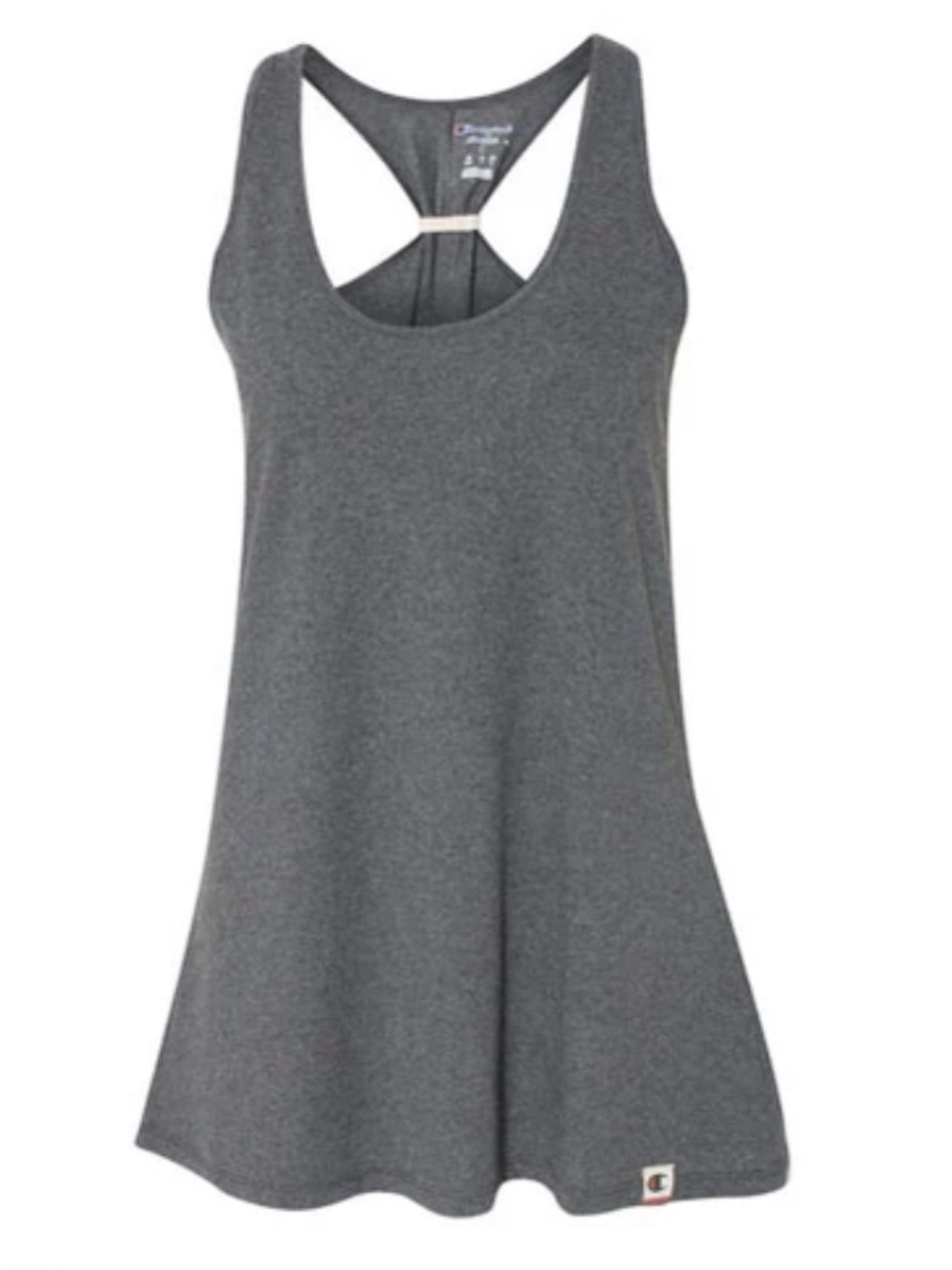 Champion Gray Racerback Swing Tank